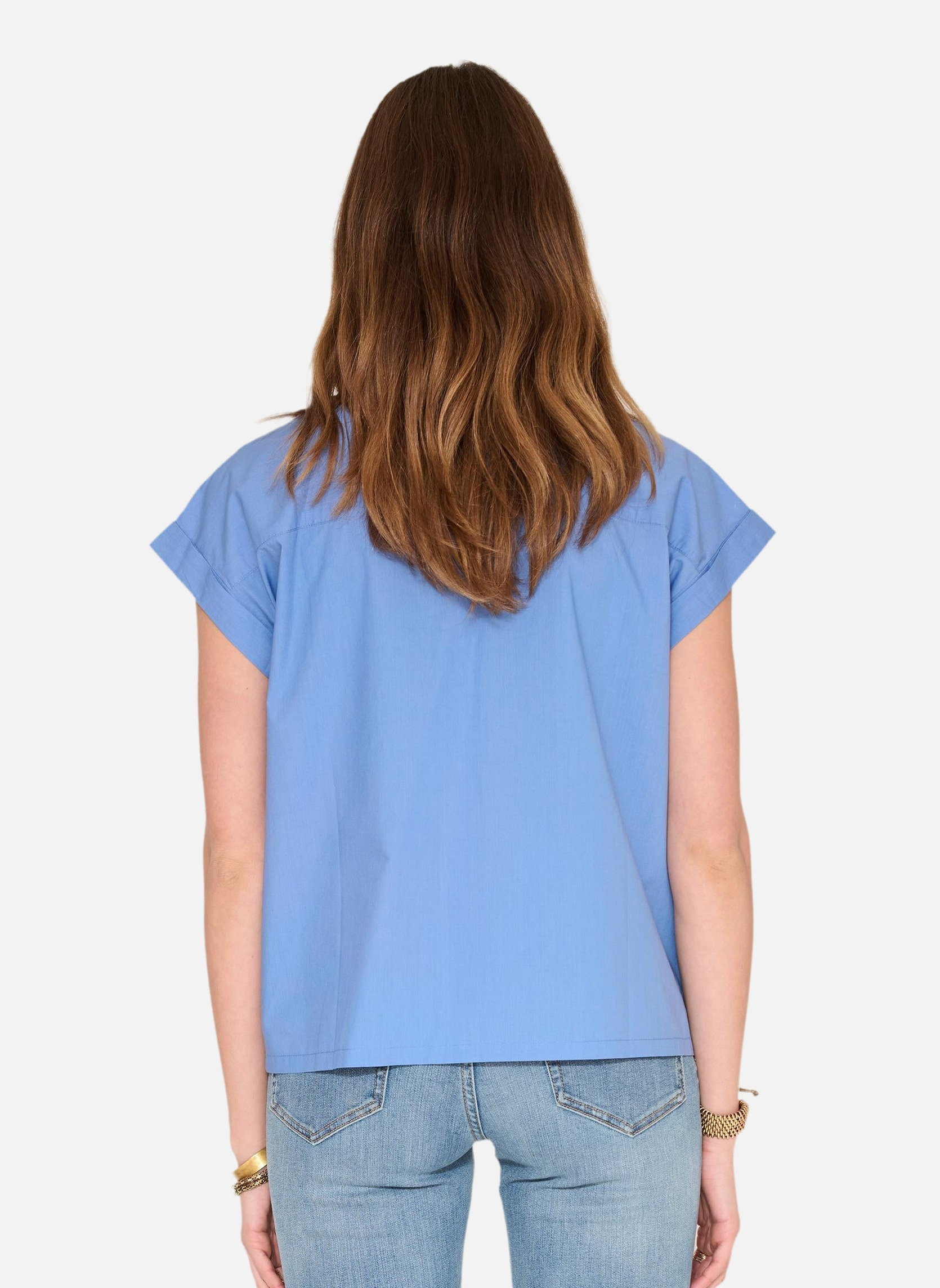 Chemises Chemise Clady Azur femme bleu MKT Studio Chemises Chemise Clady Azur femme bleu Bleu azur