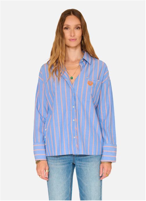 MKT Studio Chemises Chemise Caramo Blue femme bleu