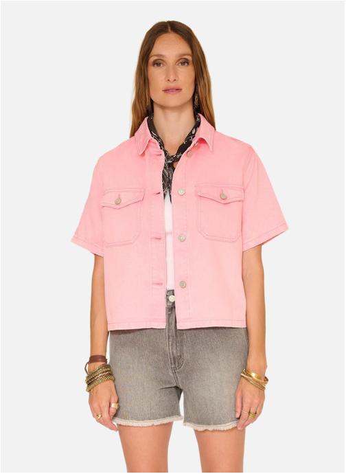 MKT Studio Chemises Chemise Celita Handa Denim Pink femme rose