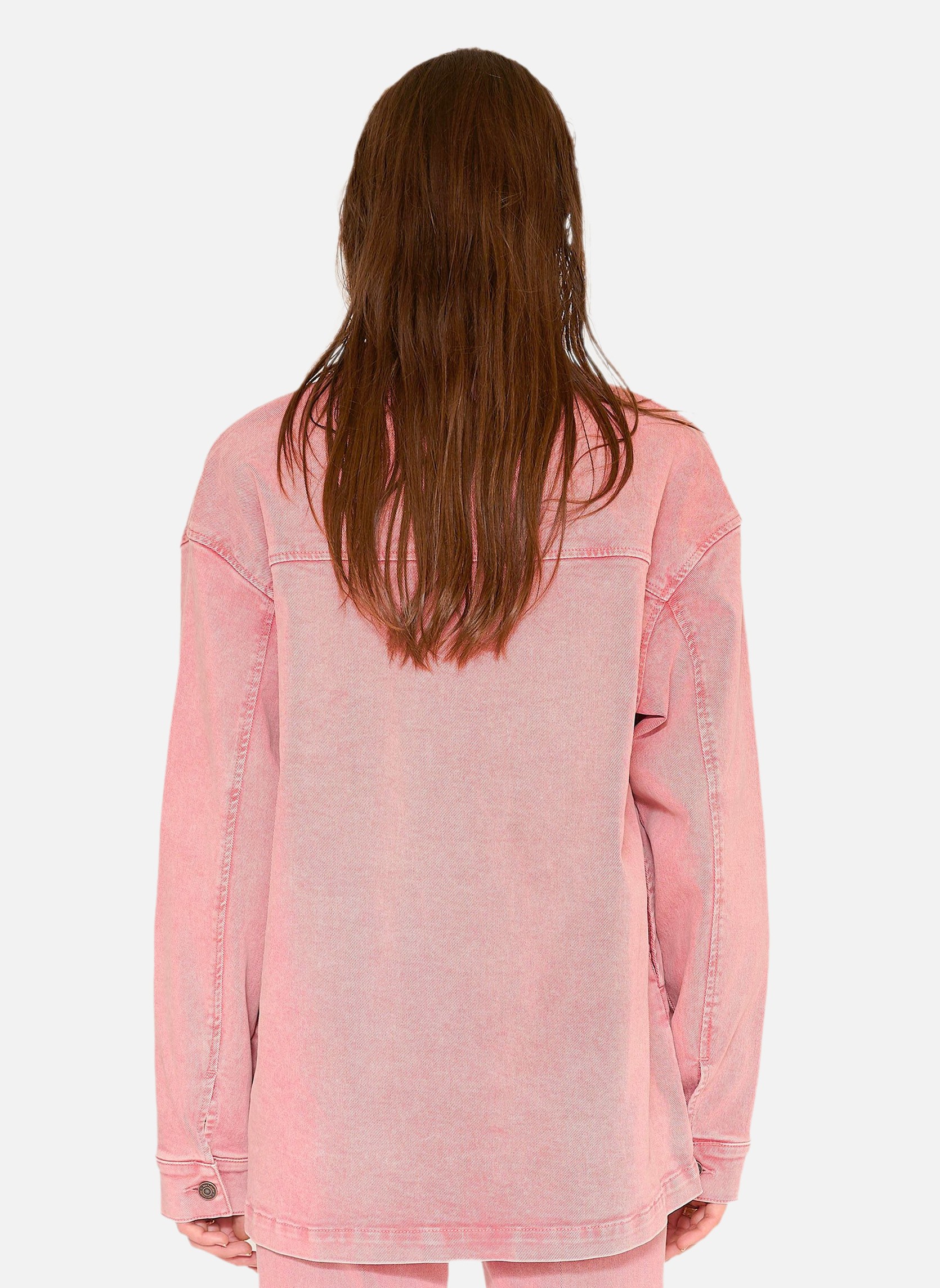 Vestes Veste Chemise Willy Pacific Drill Klein femme rose MKT Studio Vestes Veste Chemise Willy Pacific Drill Klein femme rose Rose pastel