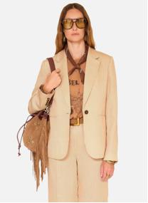 Vestes Veste Vrima Sand femme beige MKT Studio Vestes Veste Vrima Sand femme beige Sable