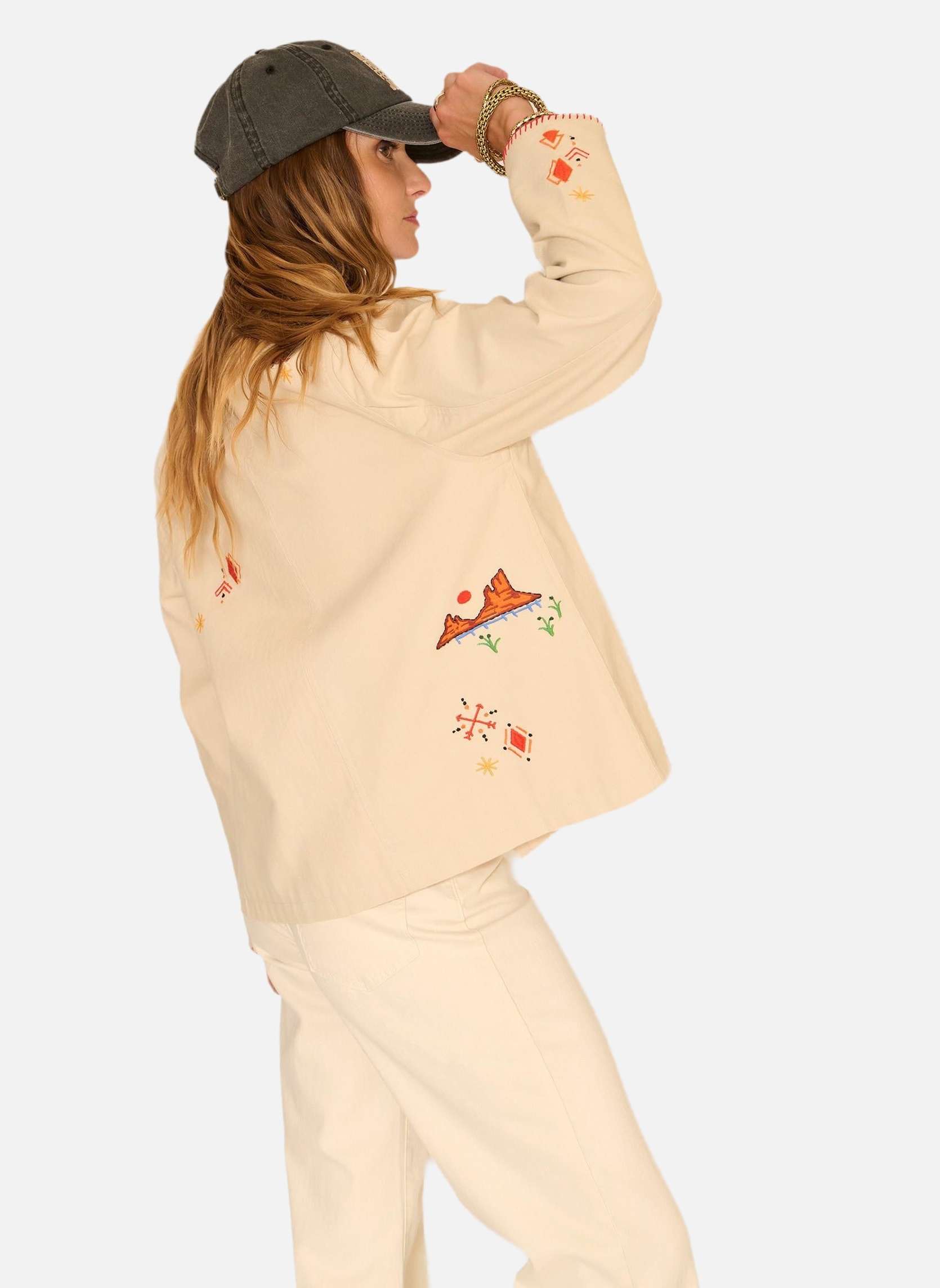 Vestes Veste Varcisse Natural femme beige MKT Studio Vestes Veste Varcisse Natural femme beige Ivoire
