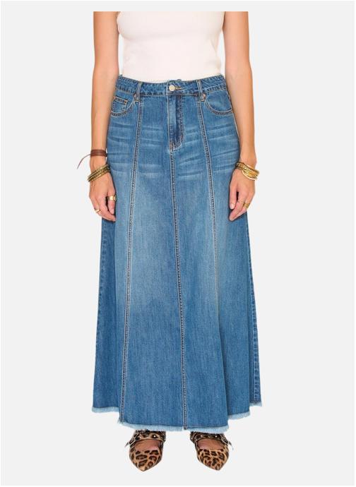MKT Studio Jupes mi-longues Jupe Juliana Shibuya Blue Pistols Wash femme bleu