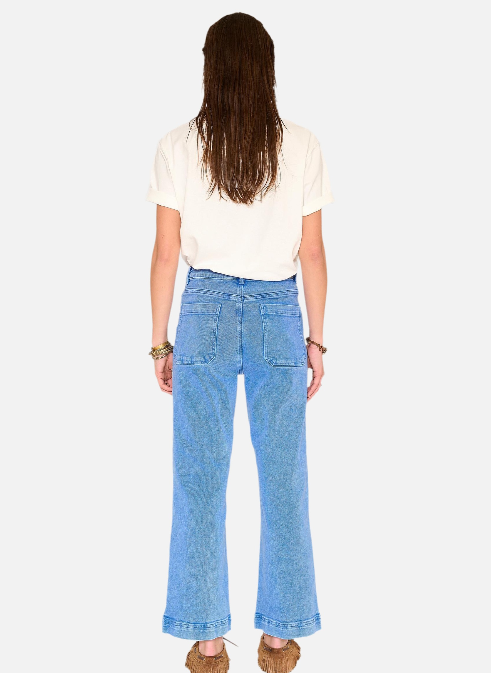 Jeans droit Jean The Frida Pacific Drill Klein femme bleu MKT Studio Jeans droit Jean The Frida Pacific Drill Klein femme bleu Indigo