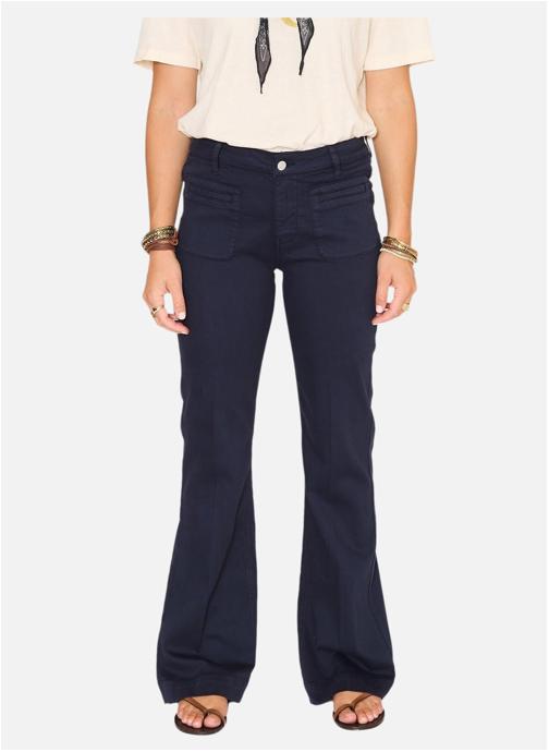 MKT Studio Jeans droit Jean The Diana Denim Color Navy femme bleu