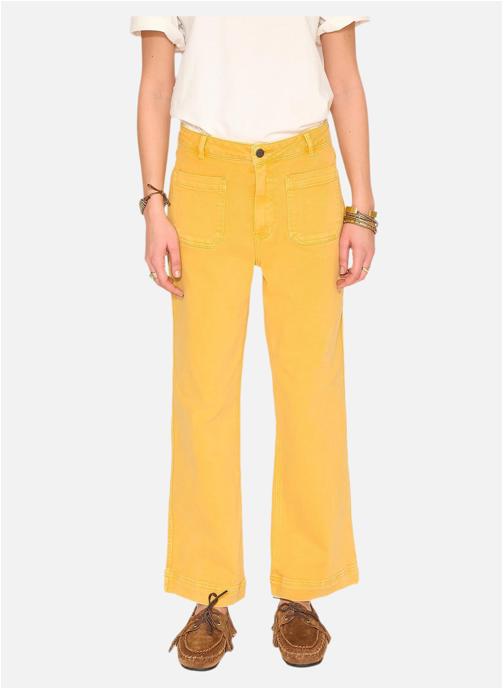 MKT Studio Jeans droit Jean The Frida Pacific Drill Curry femme jaune