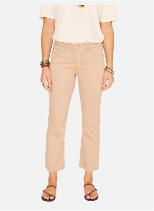 MKT Studio Jeans droit Jean The Sophia Denim Color Cappuccino femme marron