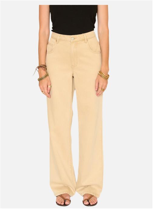 MKT Studio Jeans droit Jean The James Handa Denim Sand femme beige