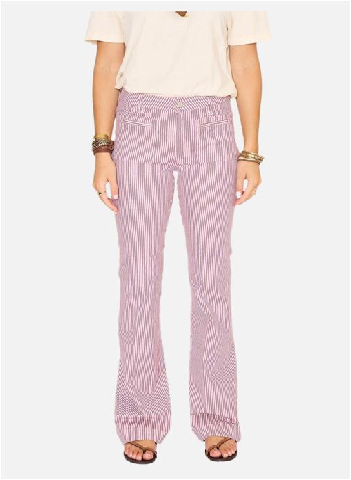 MKT Studio Jeans droit Jean The Diana Portofino Stripes Pink femme rose