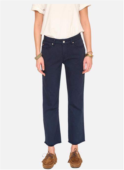 MKT Studio Jeans droit Jean The Sophia Denim Color Navy femme bleu