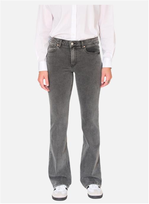 MKT Studio Jeans droit Jean The Harley Power Stretch Grey Kurt Wash femme gris