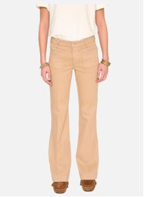 Jeans droit Jean The Diana Denim Color Cappuccino femme marron MKT Studio Jeans droit Jean The Diana Denim Color Cappuccino femme marron Camel