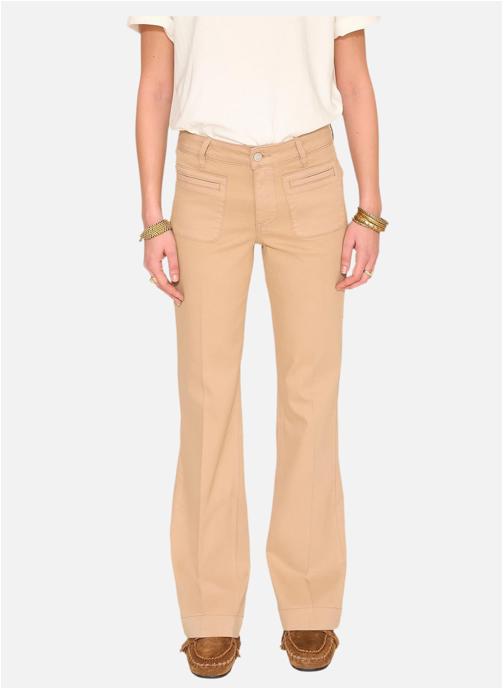 MKT Studio Jeans droit Jean The Diana Denim Color Cappuccino femme marron