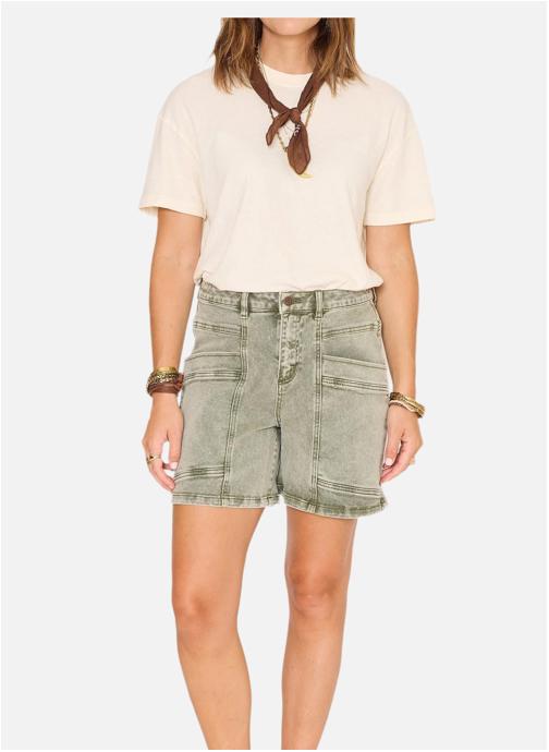 MKT Studio Shorts Short Pola Pacific Drill Curry femme vert