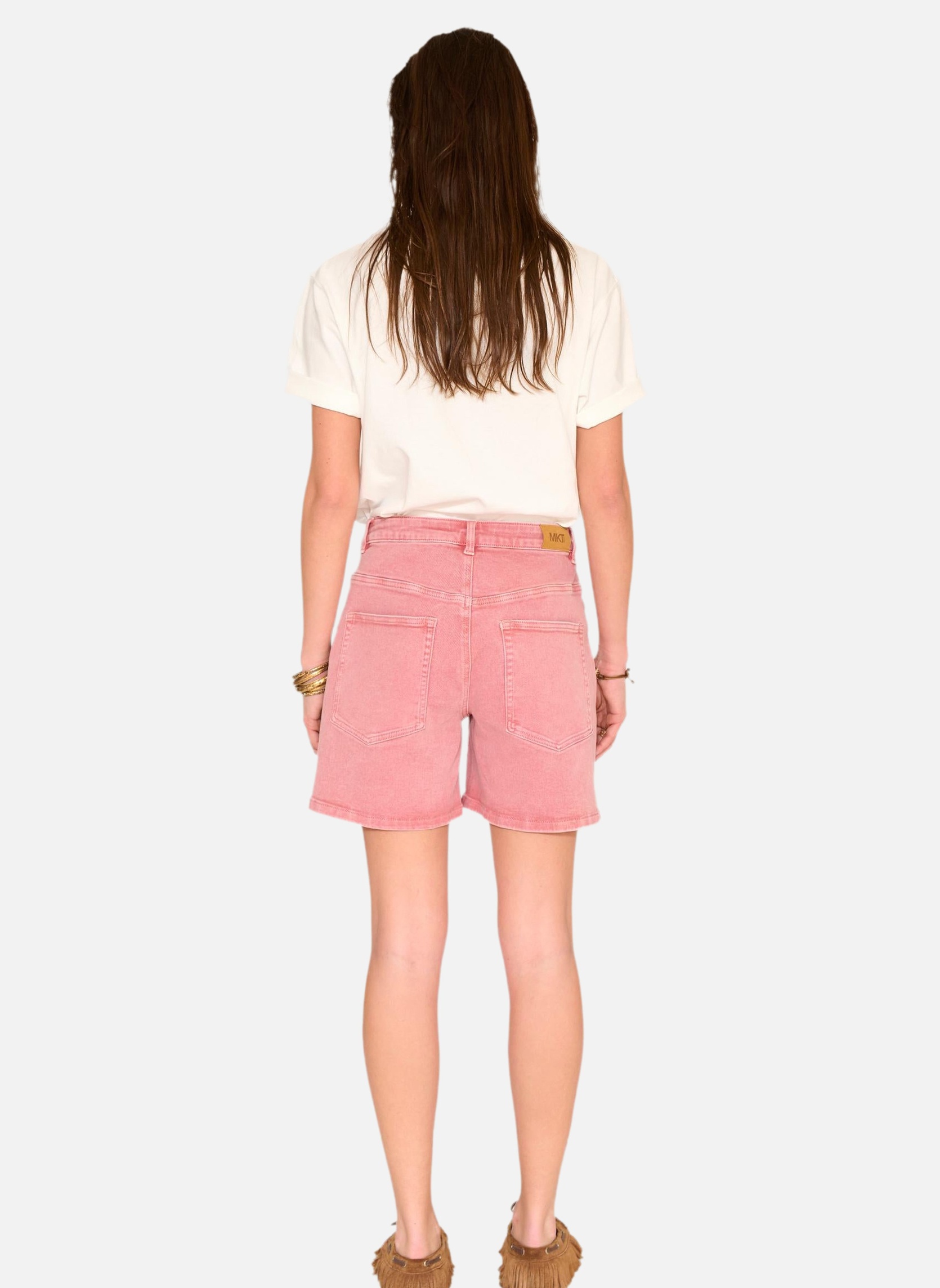 Shorts Short Pola Pacific Drill Kaki femme rose MKT Studio Shorts Short Pola Pacific Drill Kaki femme rose Rose pastel