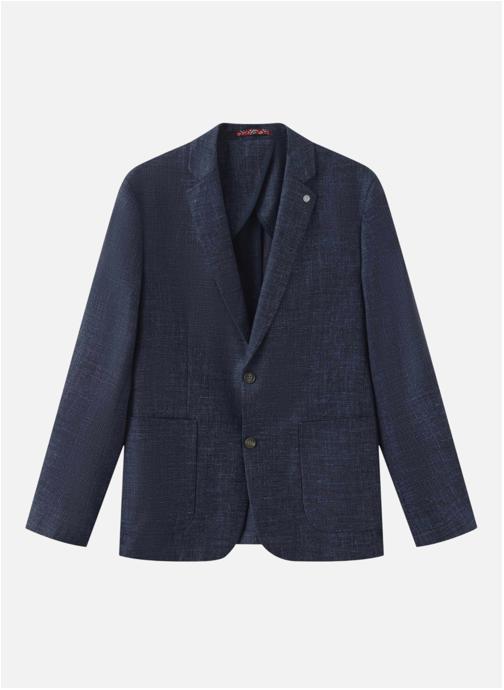 Serge Blanco Vestes de costume Simoncini homme bleu