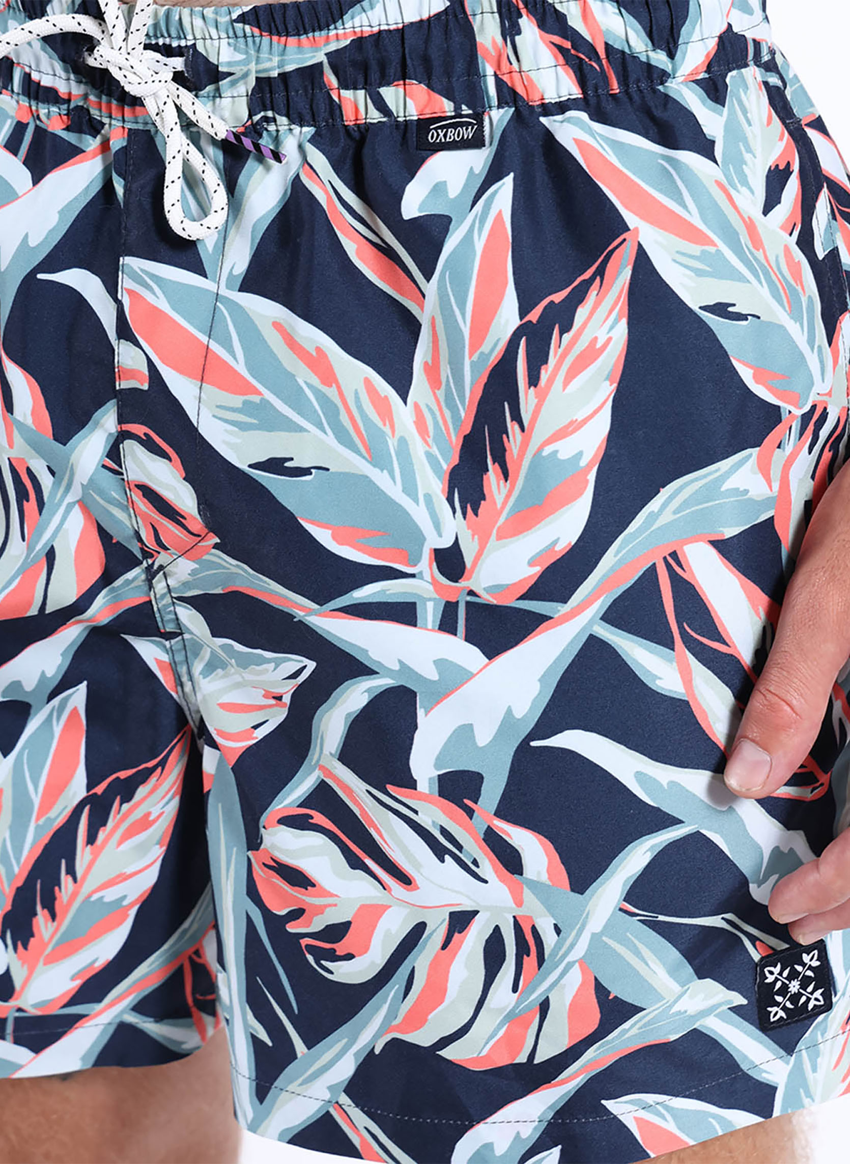 Shorts de bain TROPICS homme bleu Oxbow Shorts de bain TROPICS homme bleu Bleu marine