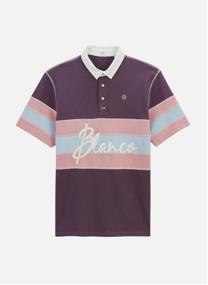 Polos Polo MC homme violet Serge Blanco Polos Polo MC homme violet Violet