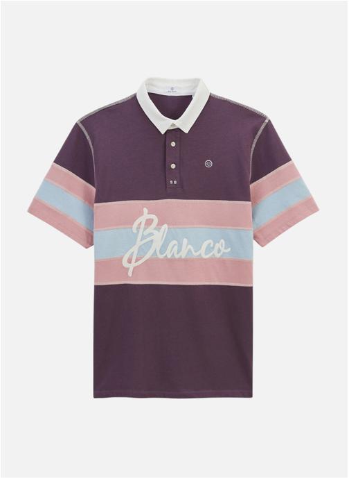 Serge Blanco Polos Polo MC homme violet