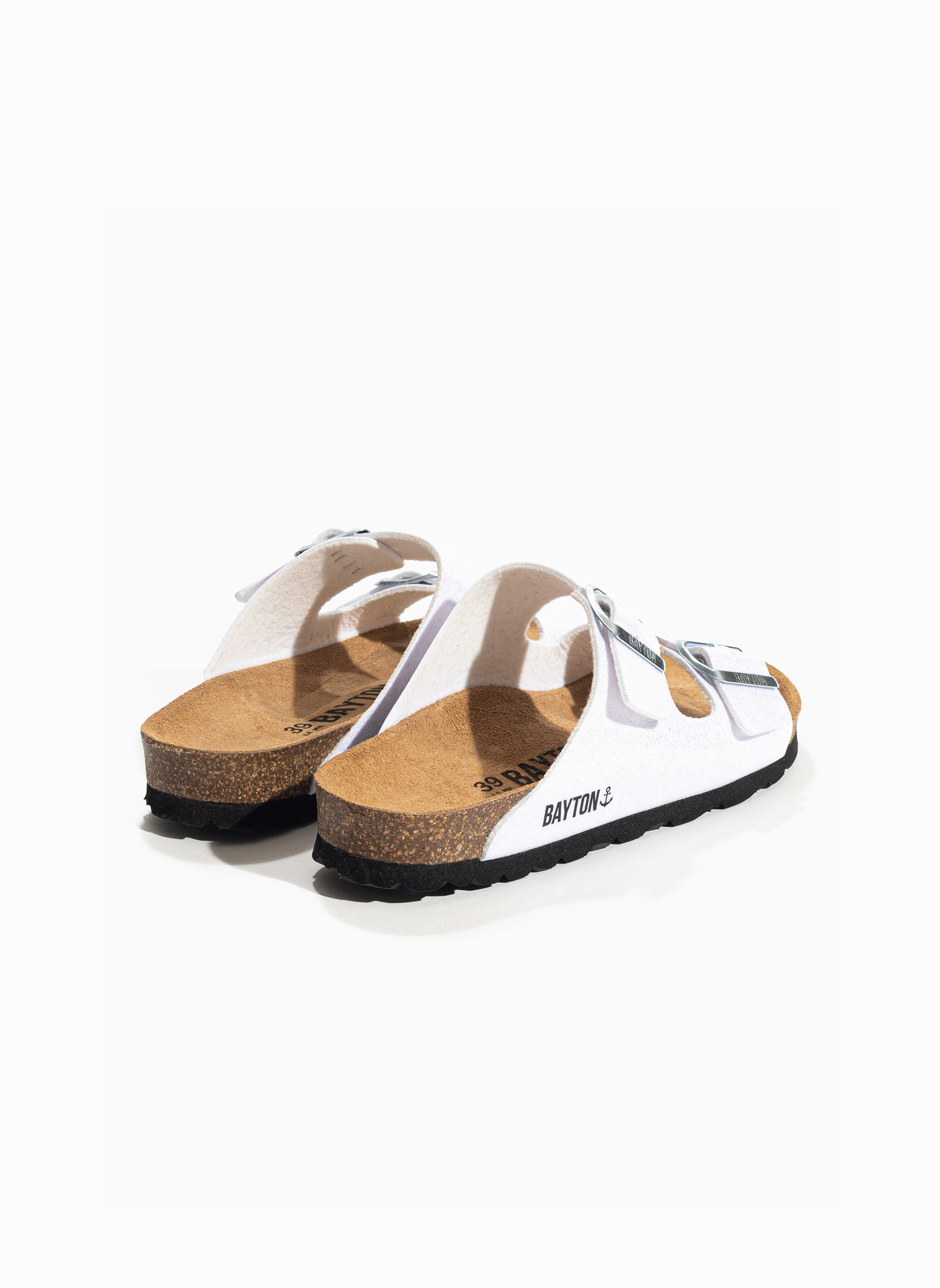 Mules ATLAS femme blanc Bayton Mules ATLAS femme blanc Blanc