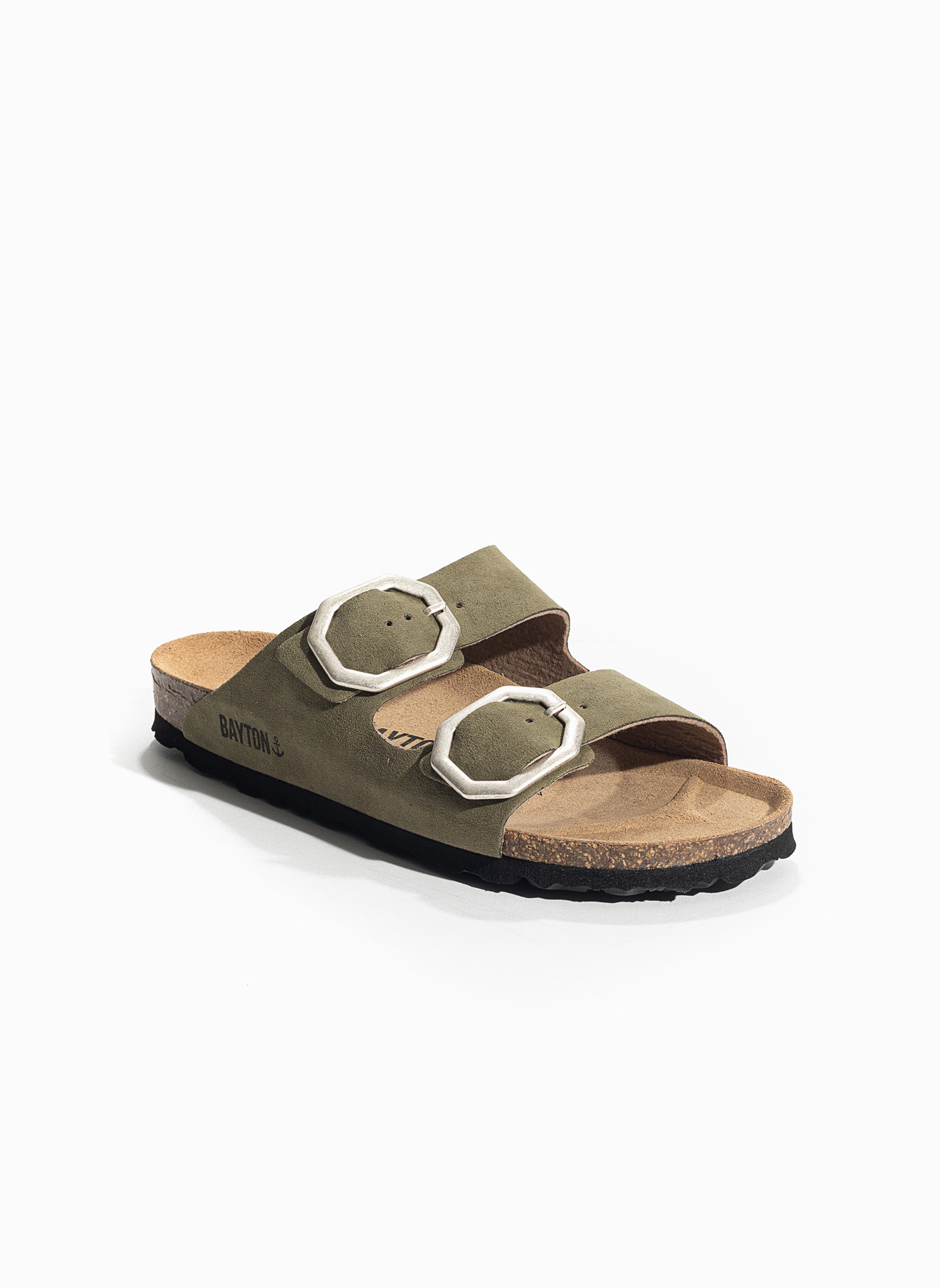 Mules ATLAS femme vert Bayton Mules ATLAS femme vert Kaki