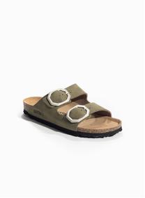 Mules ATLAS femme vert Bayton Mules ATLAS femme vert Kaki