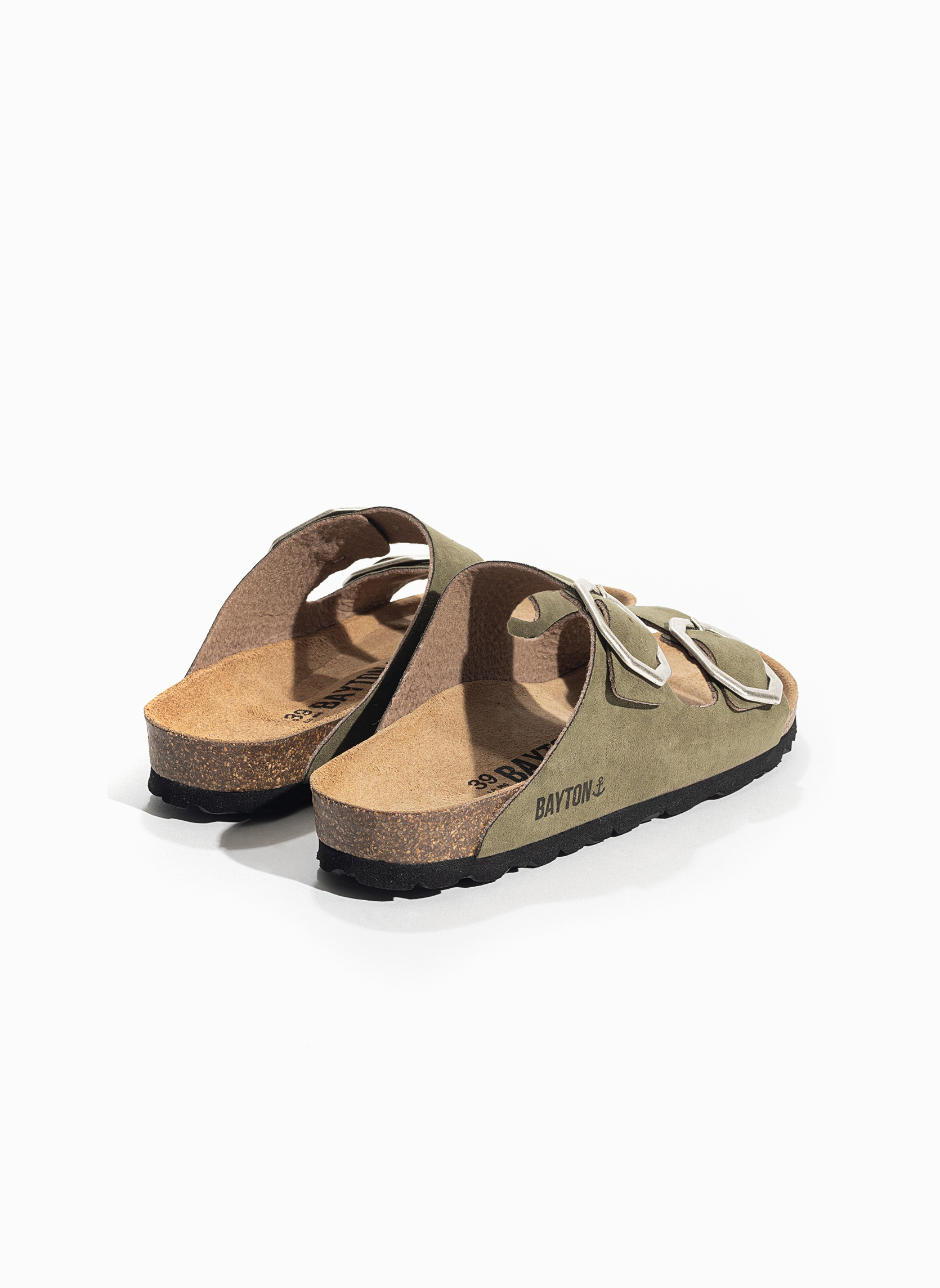 Mules ATLAS femme vert Bayton Mules ATLAS femme vert Kaki