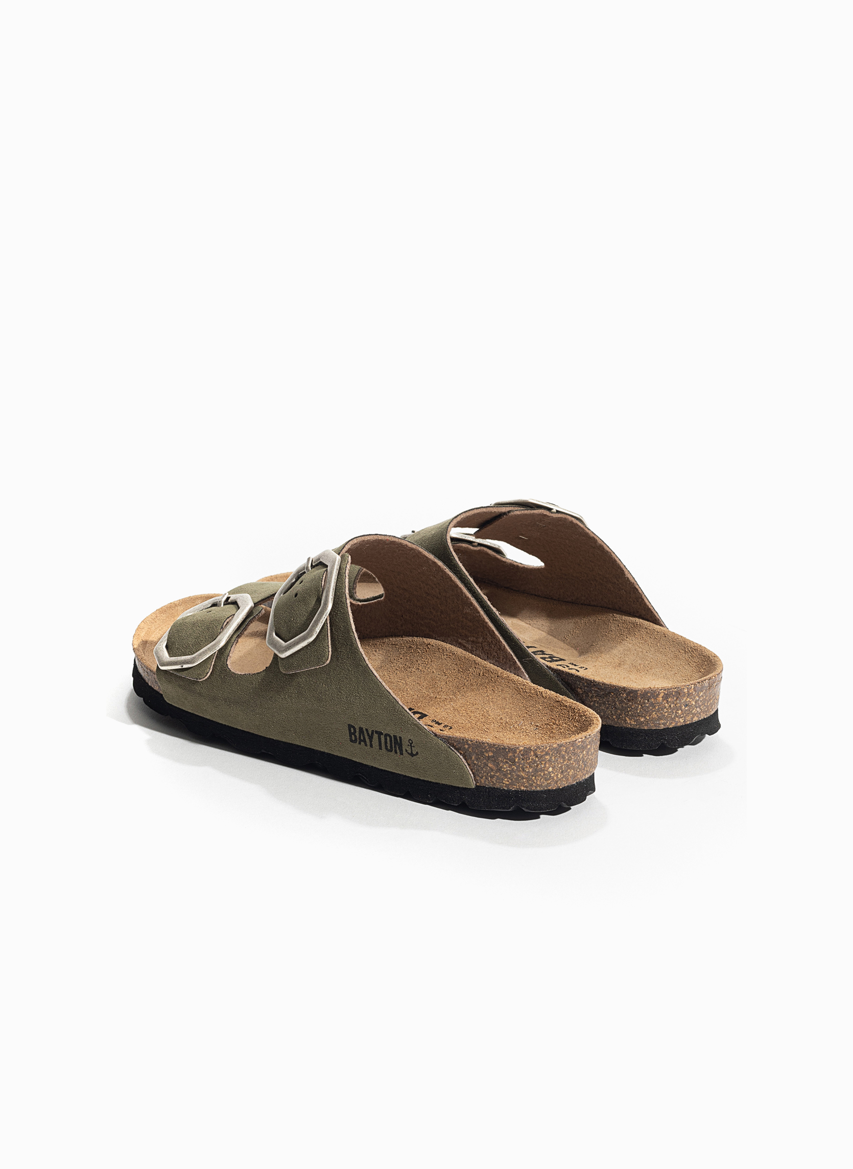 Mules ATLAS femme vert Bayton Mules ATLAS femme vert Kaki
