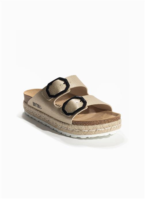 Bayton Mules ALCEE femme or et bronze