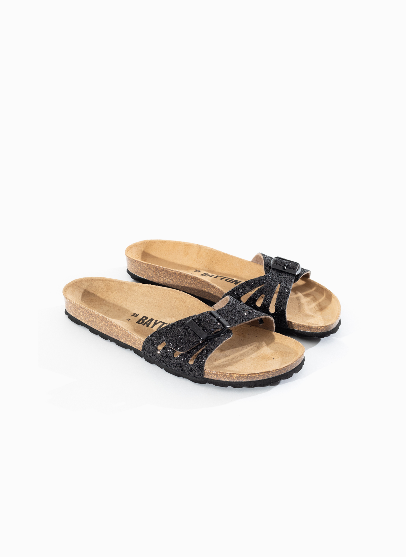 Mules ATHENA femme noir Bayton Mules ATHENA femme noir Noir