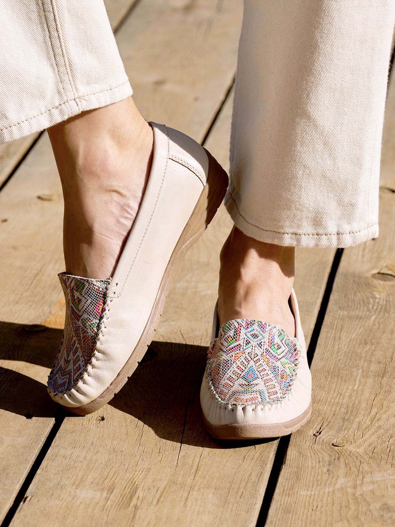 Mocassins MOCASSINS femme beige Pediconfort Mocassins MOCASSINS femme beige Beige