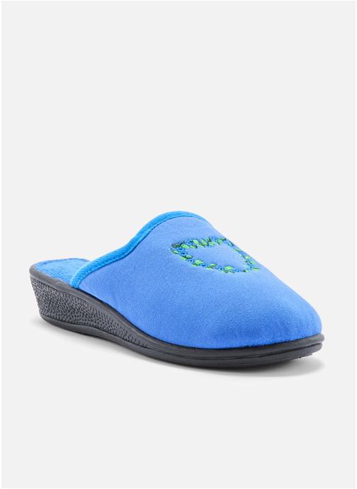 Pediconfort Chaussons PANTOUFLES femme bleu