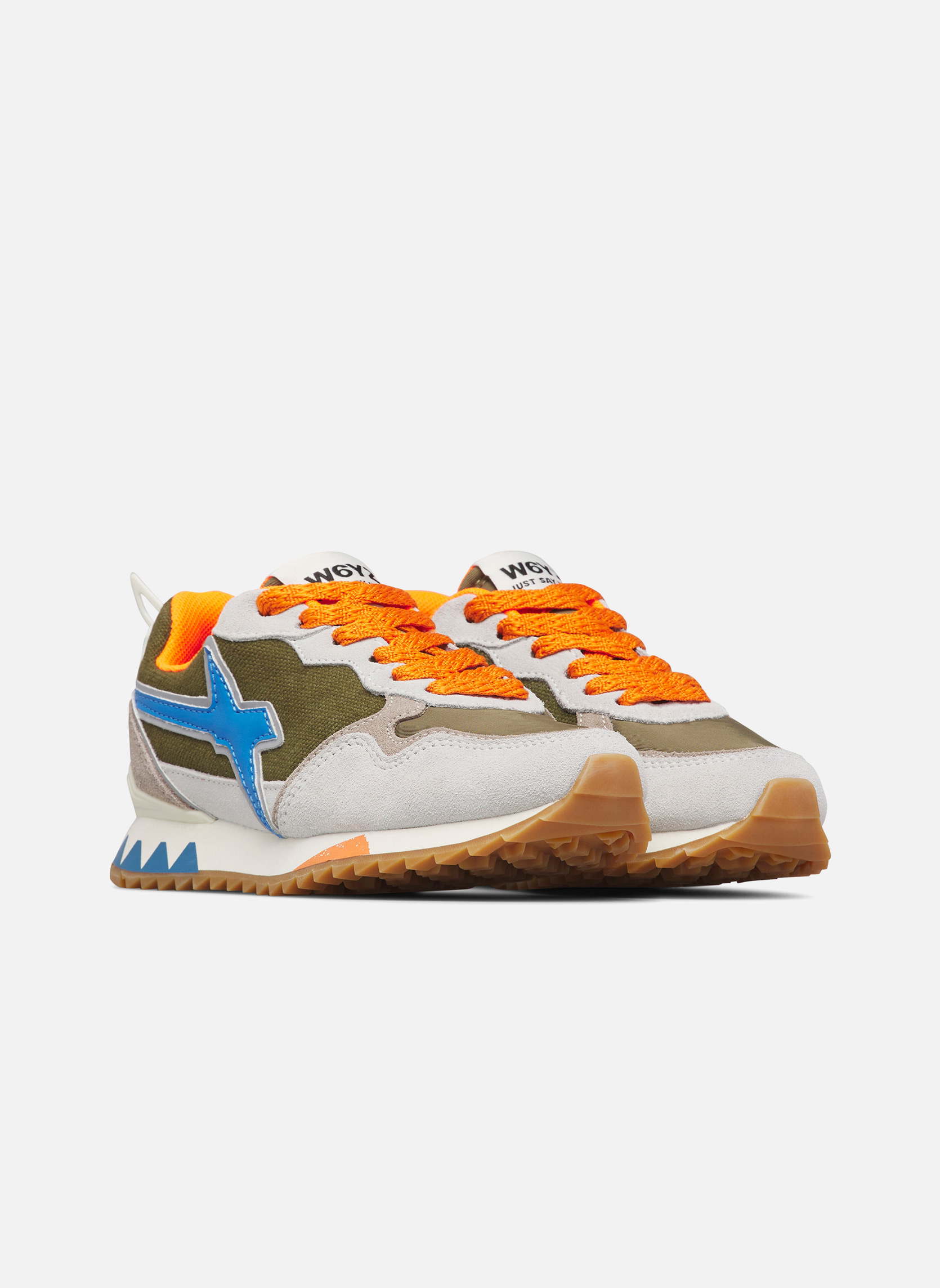 Baskets basses Sneakers JET-J. Blanc-Marine garçon blanc W6YZ Baskets basses Sneakers JET-J. Blanc-Marine garçon blanc Blanc & vert