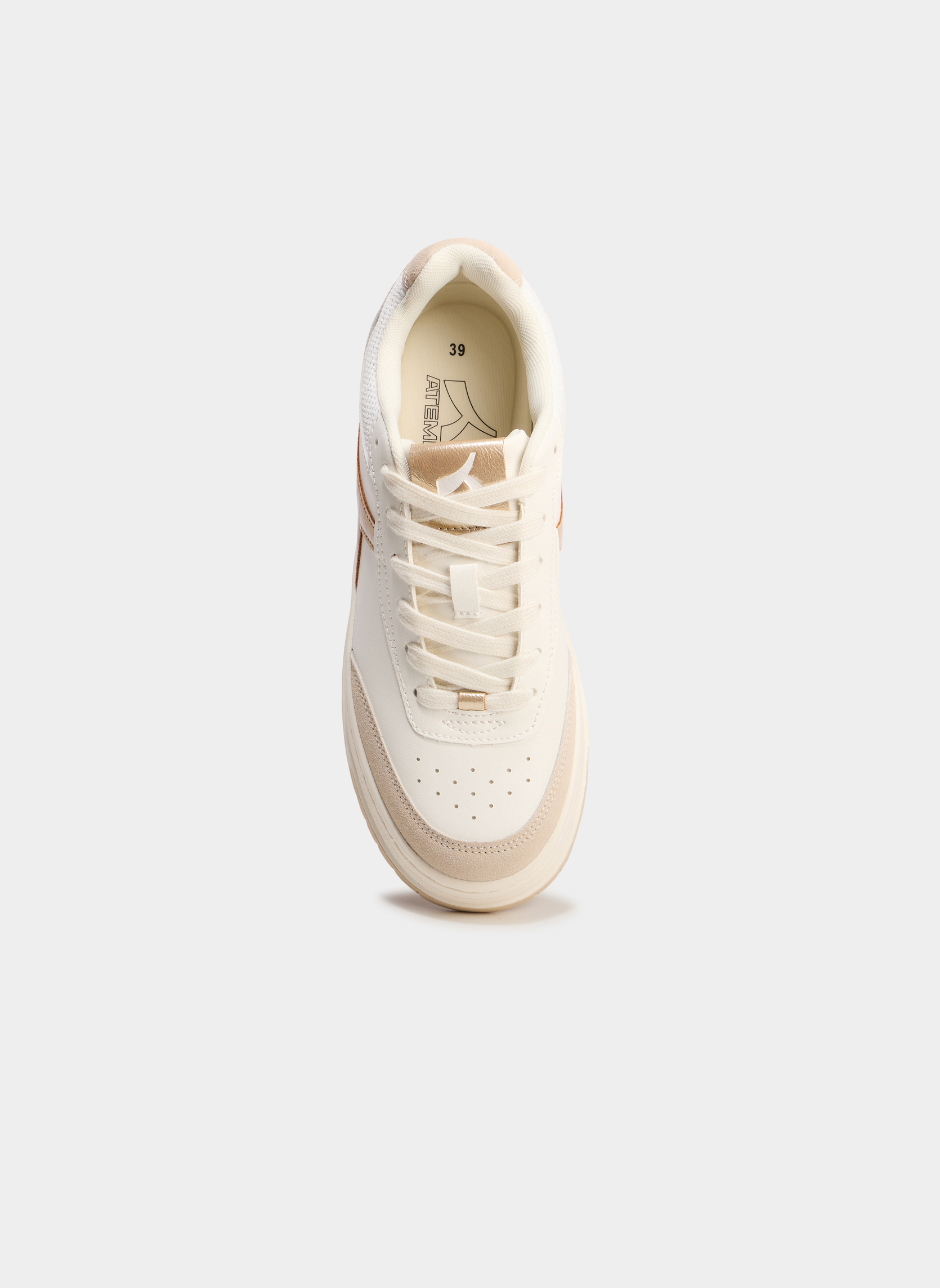 Baskets basses TERRA_S_F_TB_0_252 femme or et bronze ATEMI Baskets basses TERRA_S_F_TB_0_252 femme or et bronze Or
