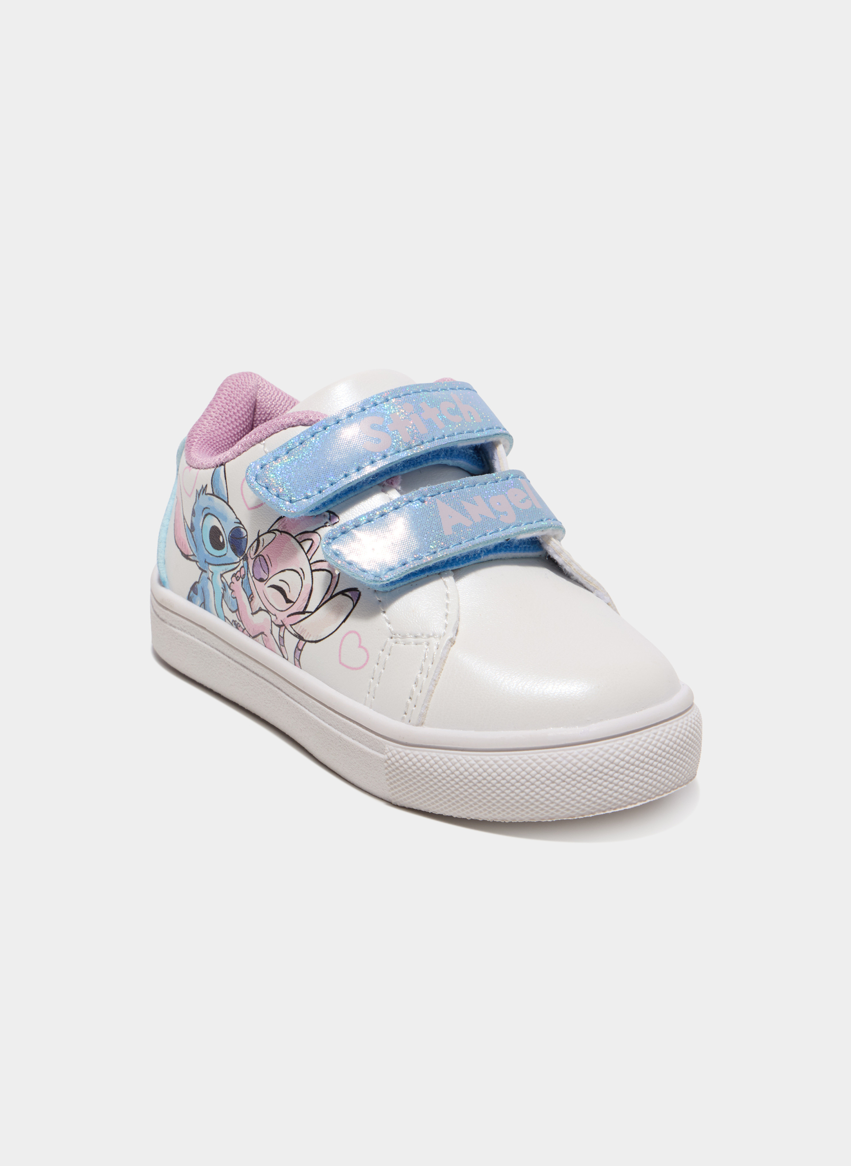 Baskets basses TITCHA_S_BBF_TB_261 fille blanc Stitch Baskets basses TITCHA_S_BBF_TB_261 fille blanc Blanc