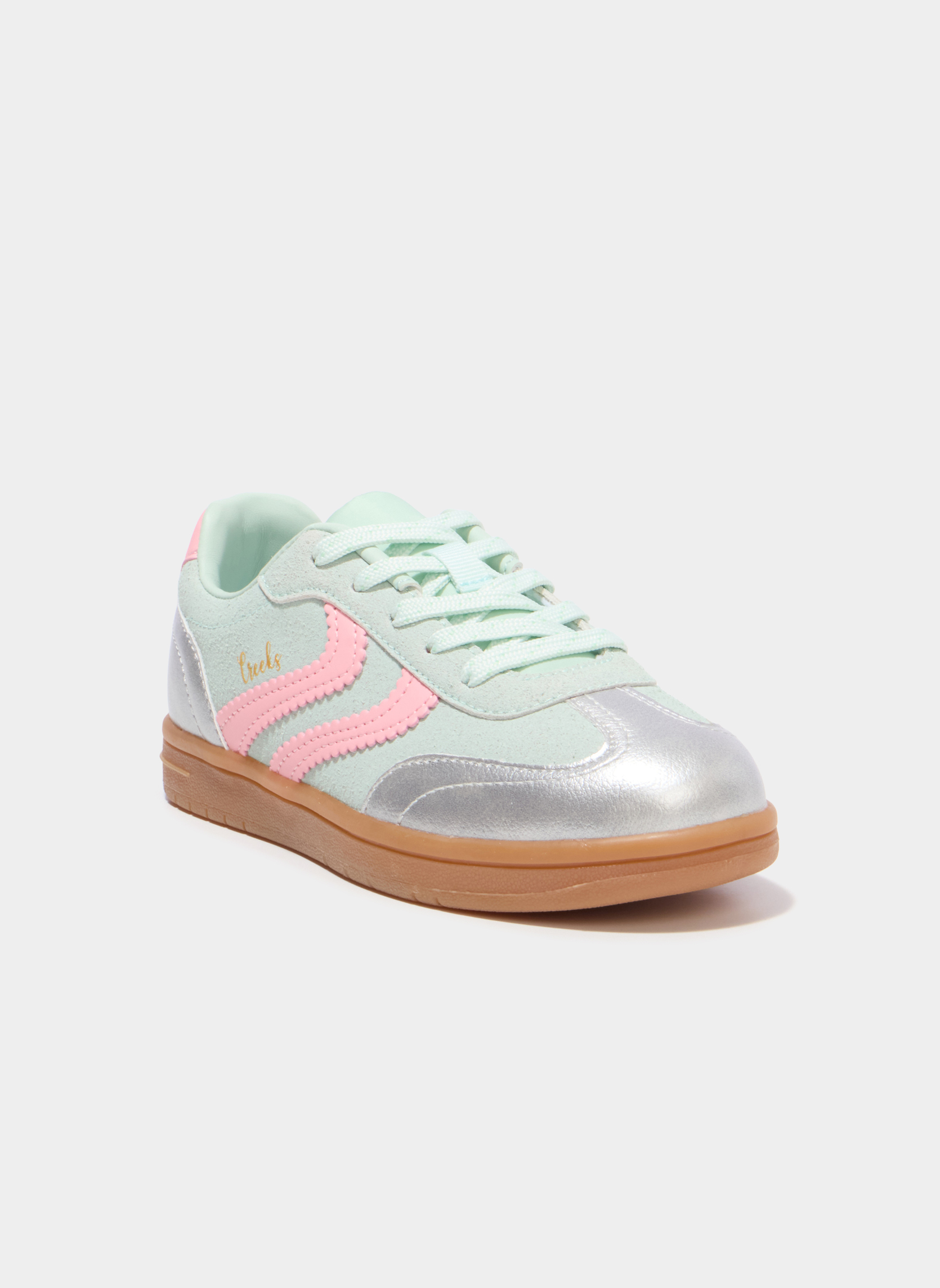 Baskets basses TPISTACHE_S_PF_TB_261 fille vert CREEKS Baskets basses TPISTACHE_S_PF_TB_261 fille vert Vert