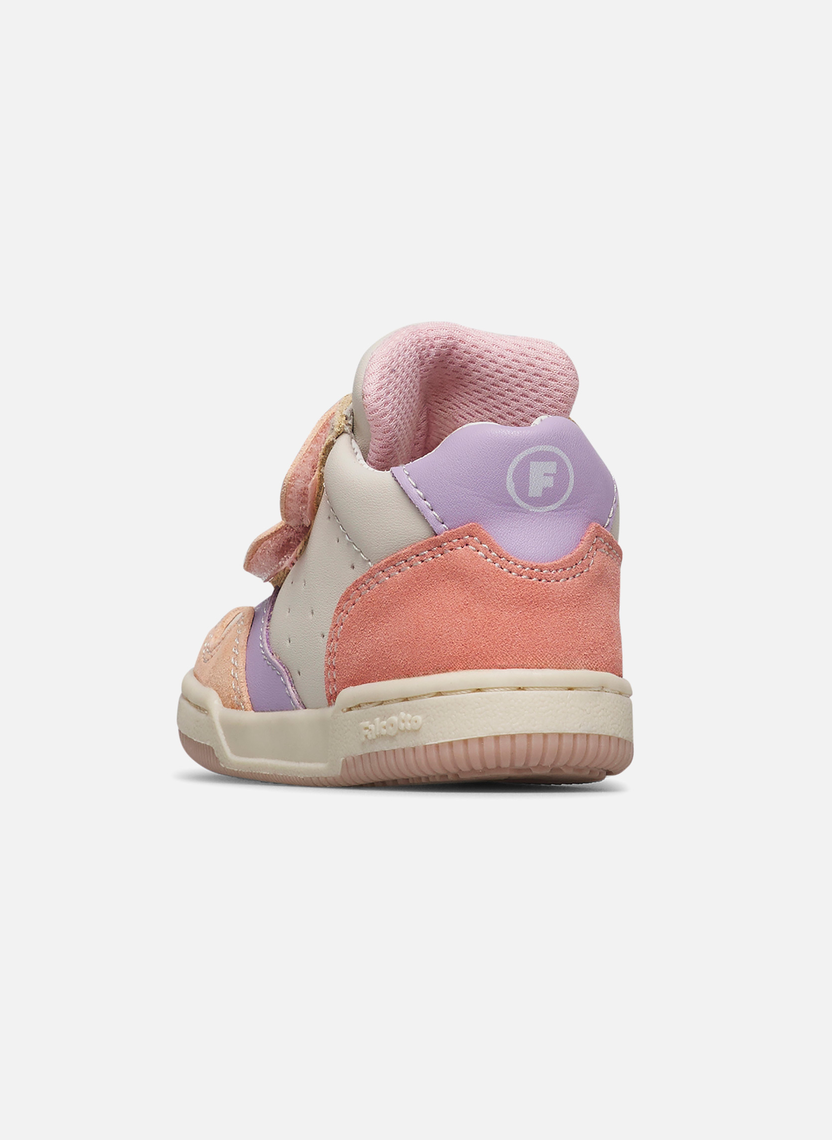 Baskets basses Sneakers KLIP 4 VL. Blanc-Beige- garçon rose Falcotto Baskets basses Sneakers KLIP 4 VL. Blanc-Beige- garçon rose Rose clair
