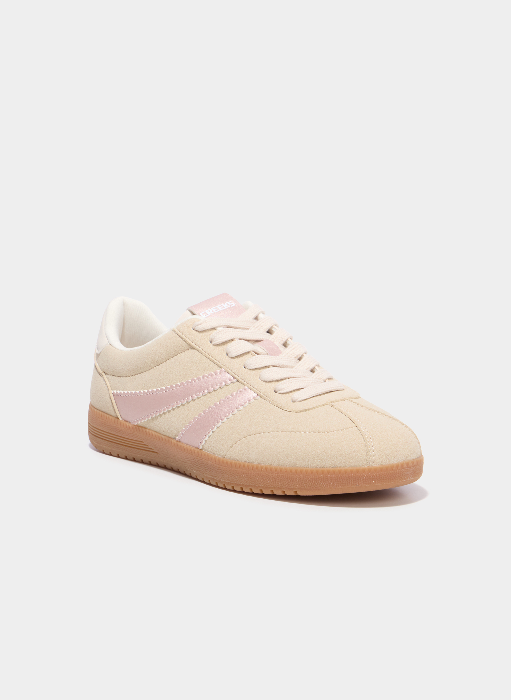 Baskets basses TEBA_S_F_TB_0_261 femme beige CREEKS Baskets basses TEBA_S_F_TB_0_261 femme beige Beige