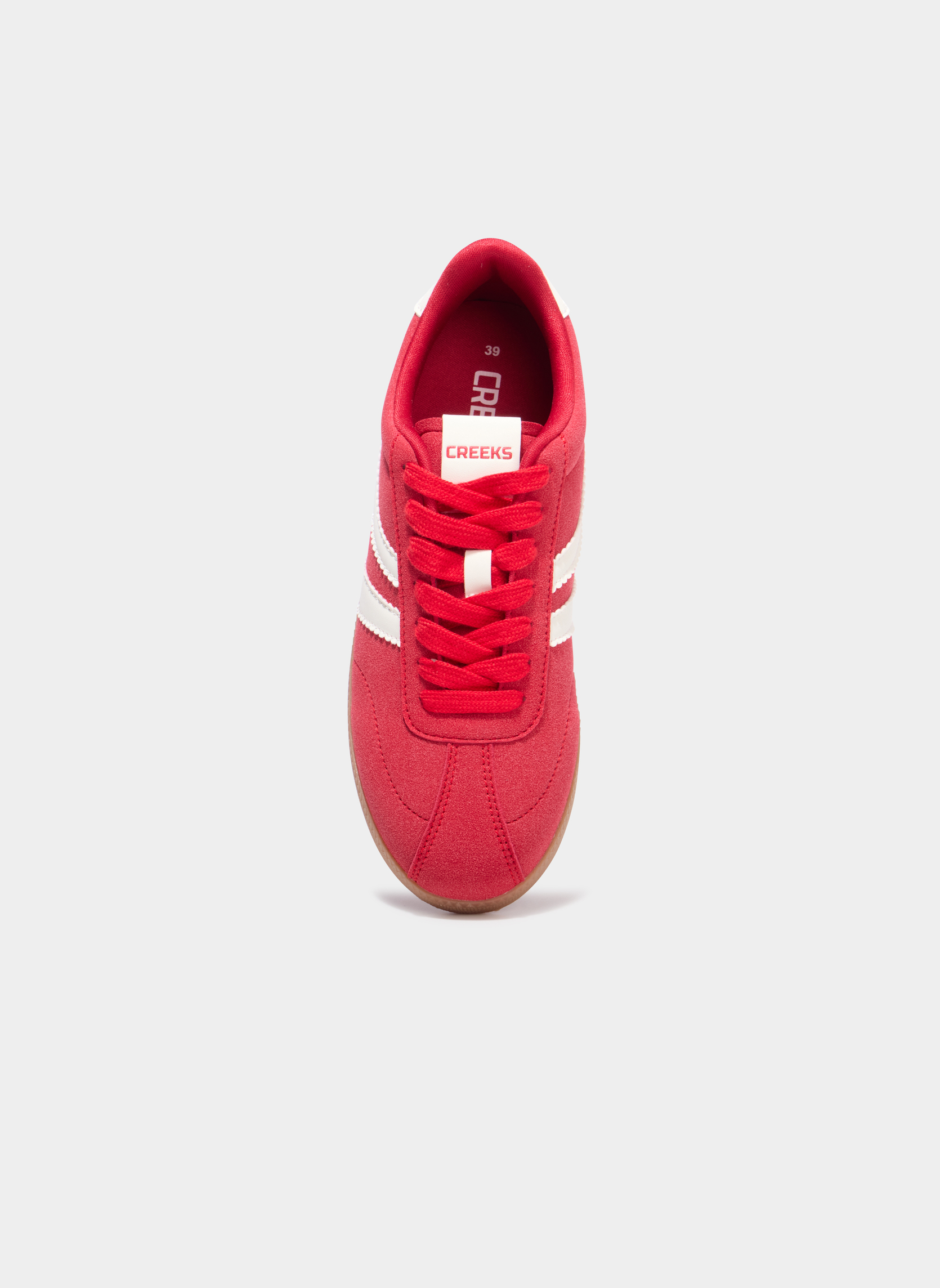 Baskets basses TEBA_S_F_TB_0_261 femme rouge CREEKS Baskets basses TEBA_S_F_TB_0_261 femme rouge Rouge