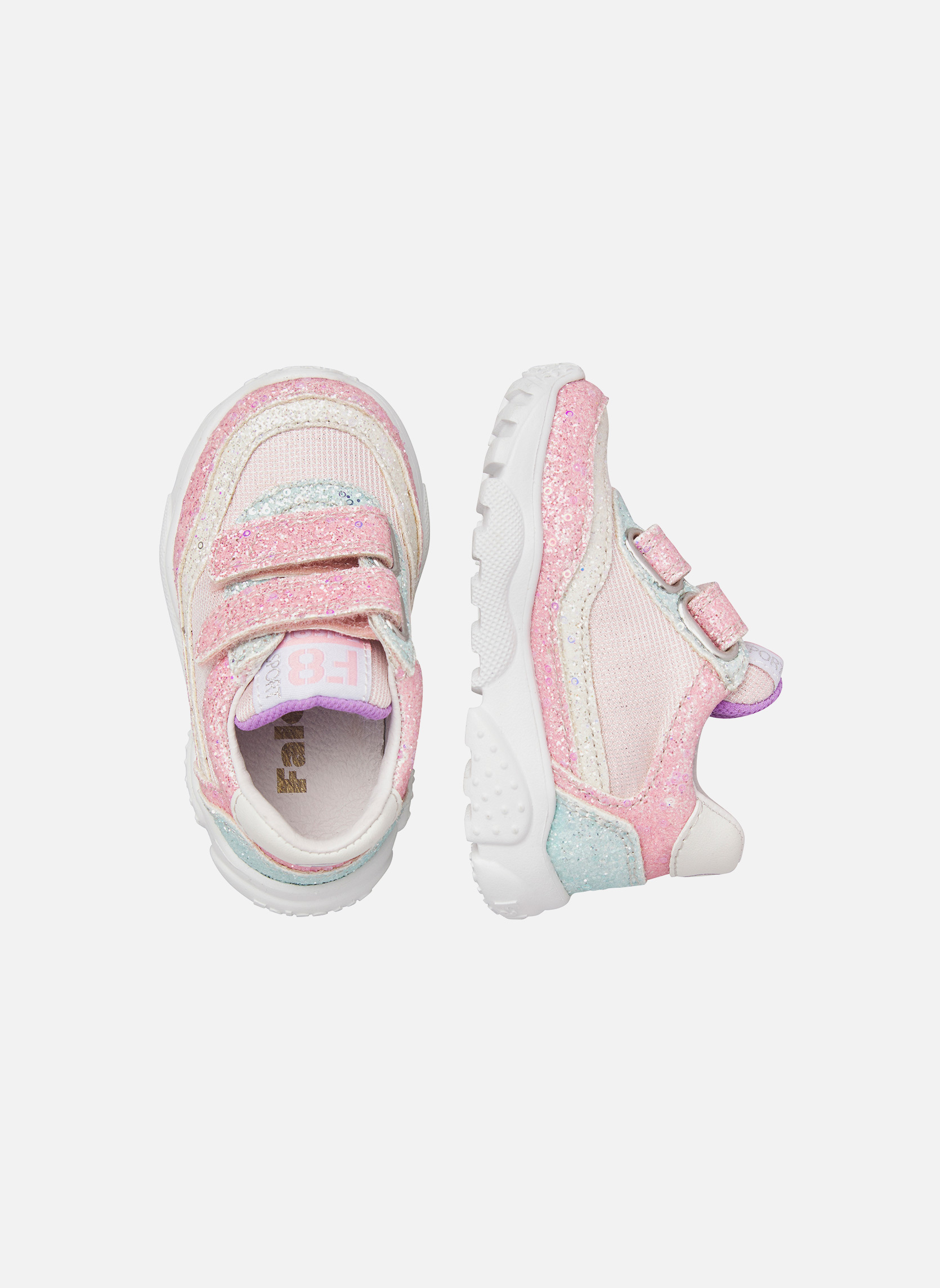 Baskets basses Sneakers AMANTEA 2 VL. Rose-Bleu ciel- fille rose Falcotto Baskets basses Sneakers AMANTEA 2 VL. Rose-Bleu ciel- fille rose Rose clair
