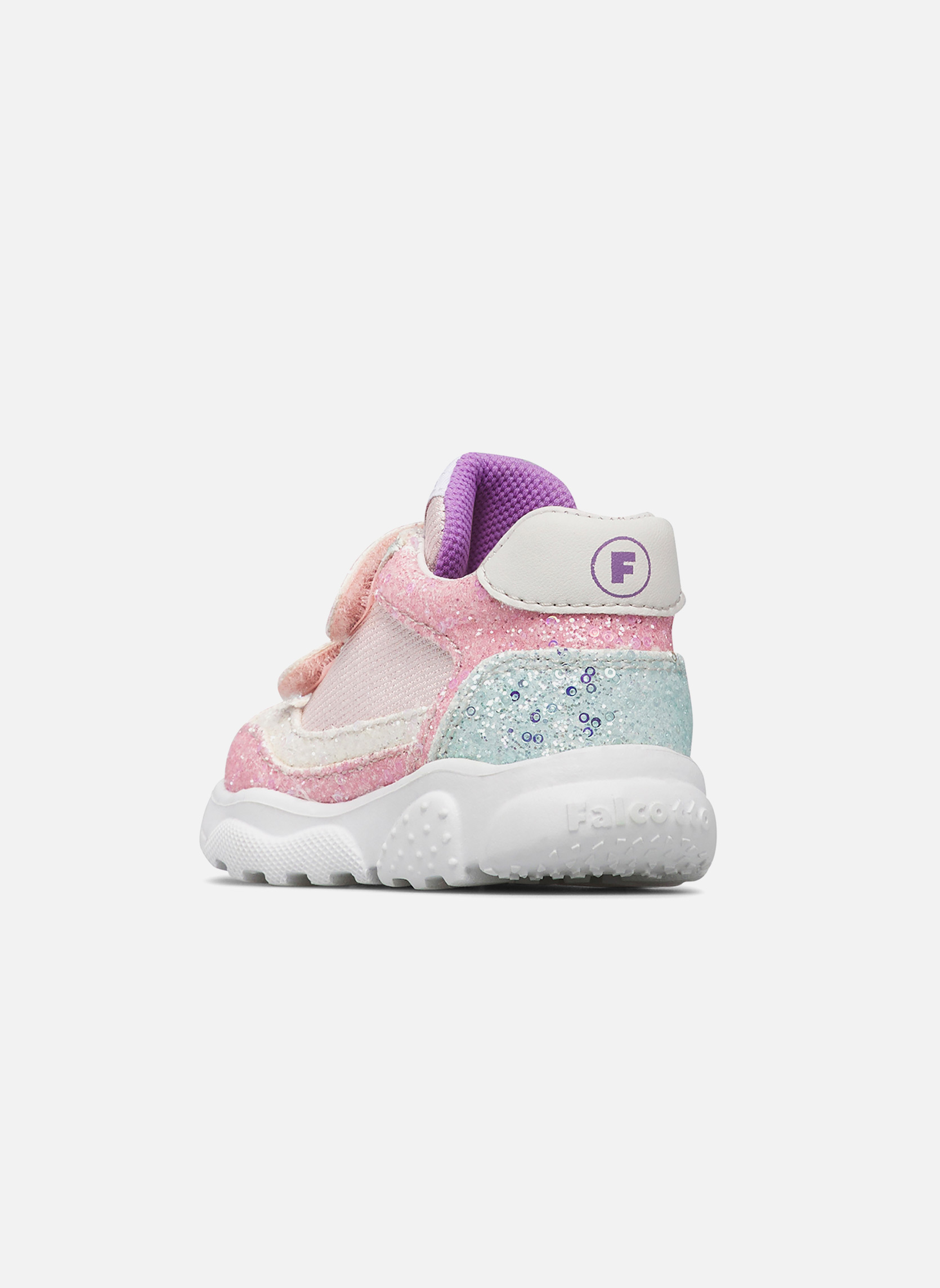 Baskets basses Sneakers AMANTEA 2 VL. Rose-Bleu ciel- fille rose Falcotto Baskets basses Sneakers AMANTEA 2 VL. Rose-Bleu ciel- fille rose Rose clair