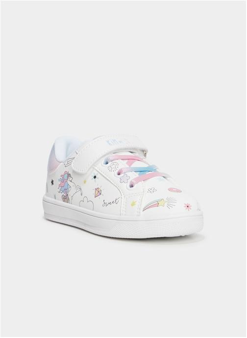 KIM&LOU Baskets basses TUNICOR_S_MF_TE_251 fille blanc
