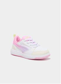 Baskets basses REBOUNDCOME_S_MF_TB_261 fille rose Puma Baskets basses REBOUNDCOME_S_MF_TB_261 fille rose Rose clair