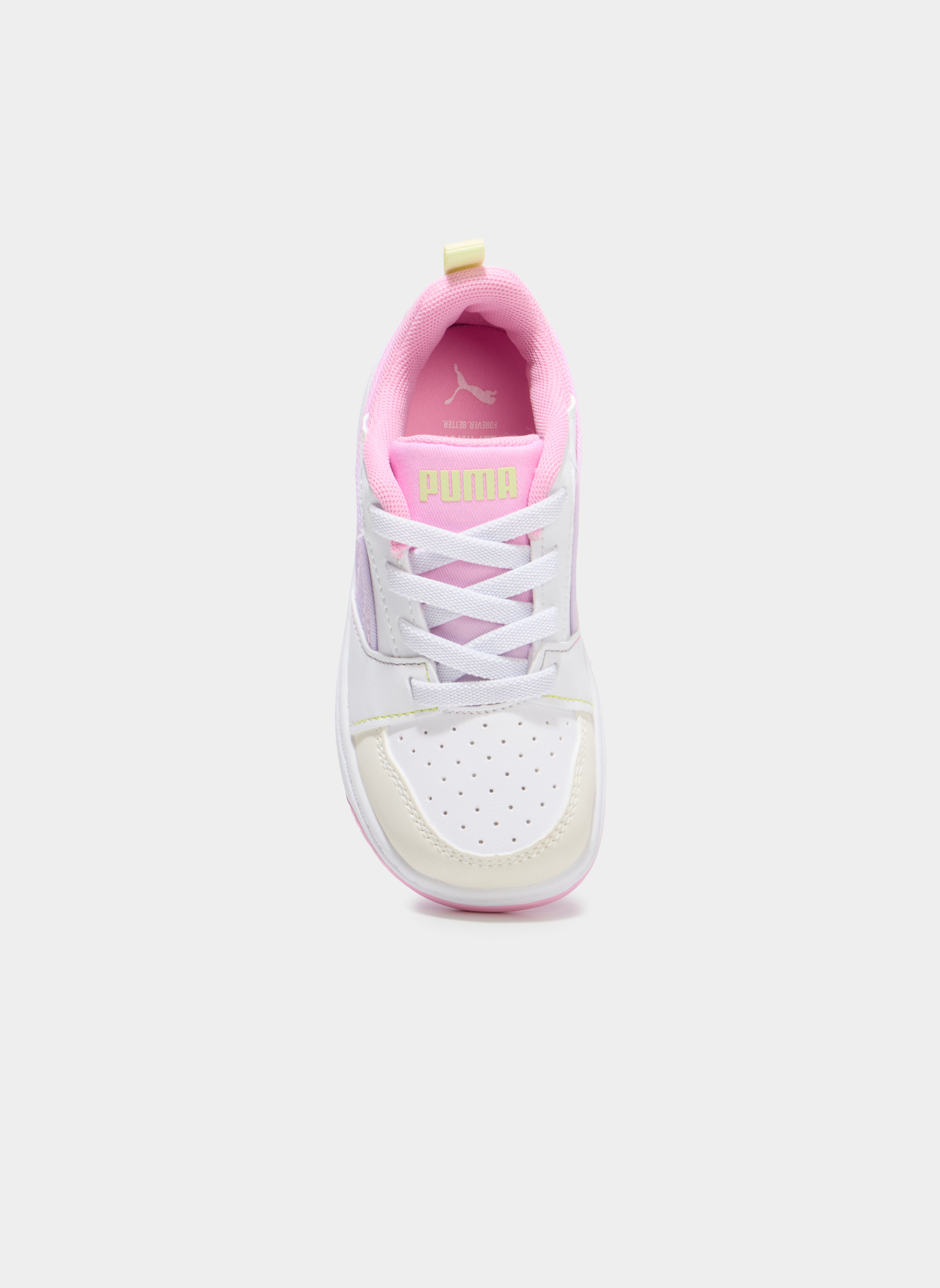 Baskets basses REBOUNDCOME_S_MF_TB_261 fille rose Puma Baskets basses REBOUNDCOME_S_MF_TB_261 fille rose Rose clair