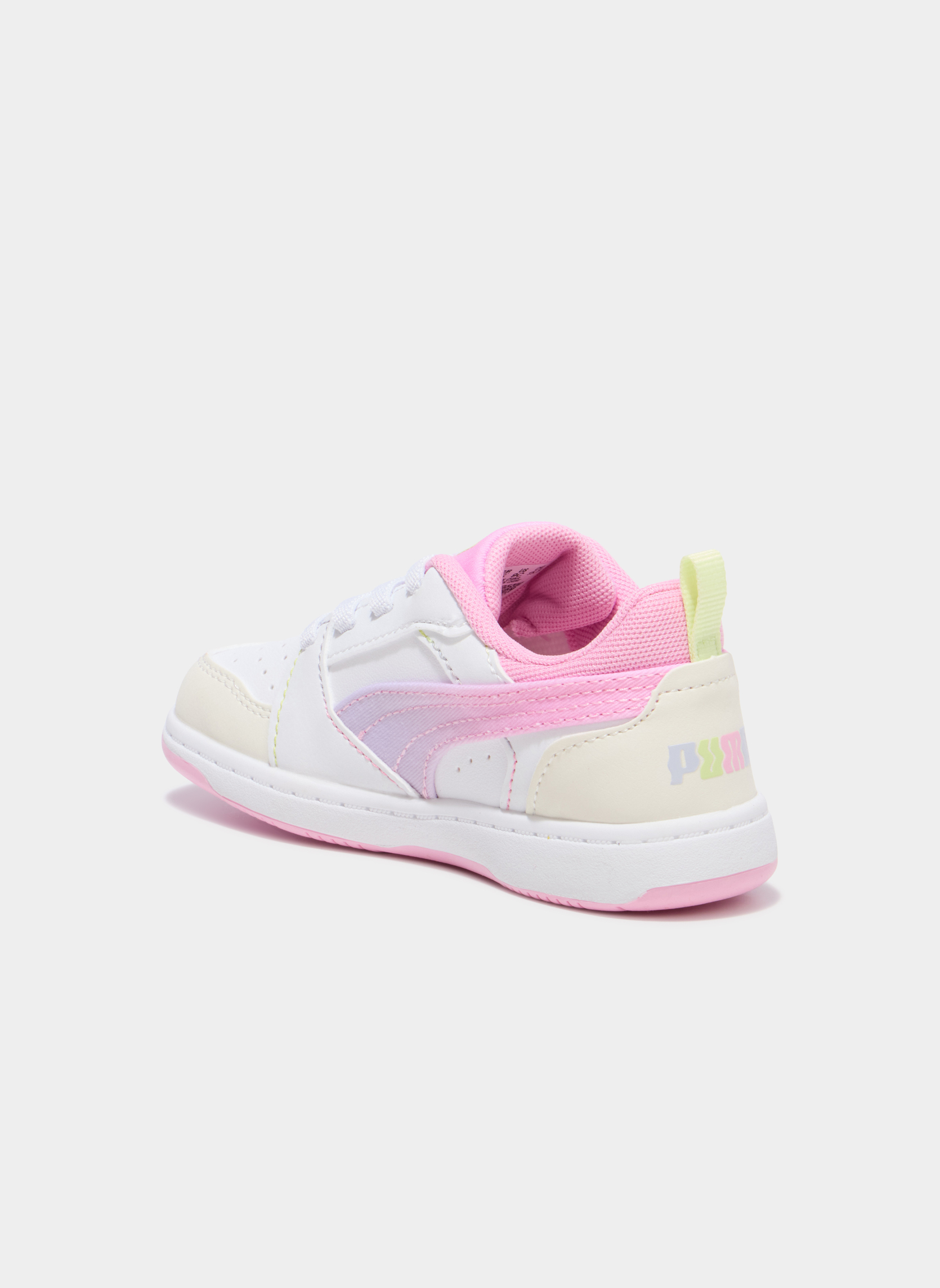 Baskets basses REBOUNDCOME_S_MF_TB_261 fille rose Puma Baskets basses REBOUNDCOME_S_MF_TB_261 fille rose Rose clair