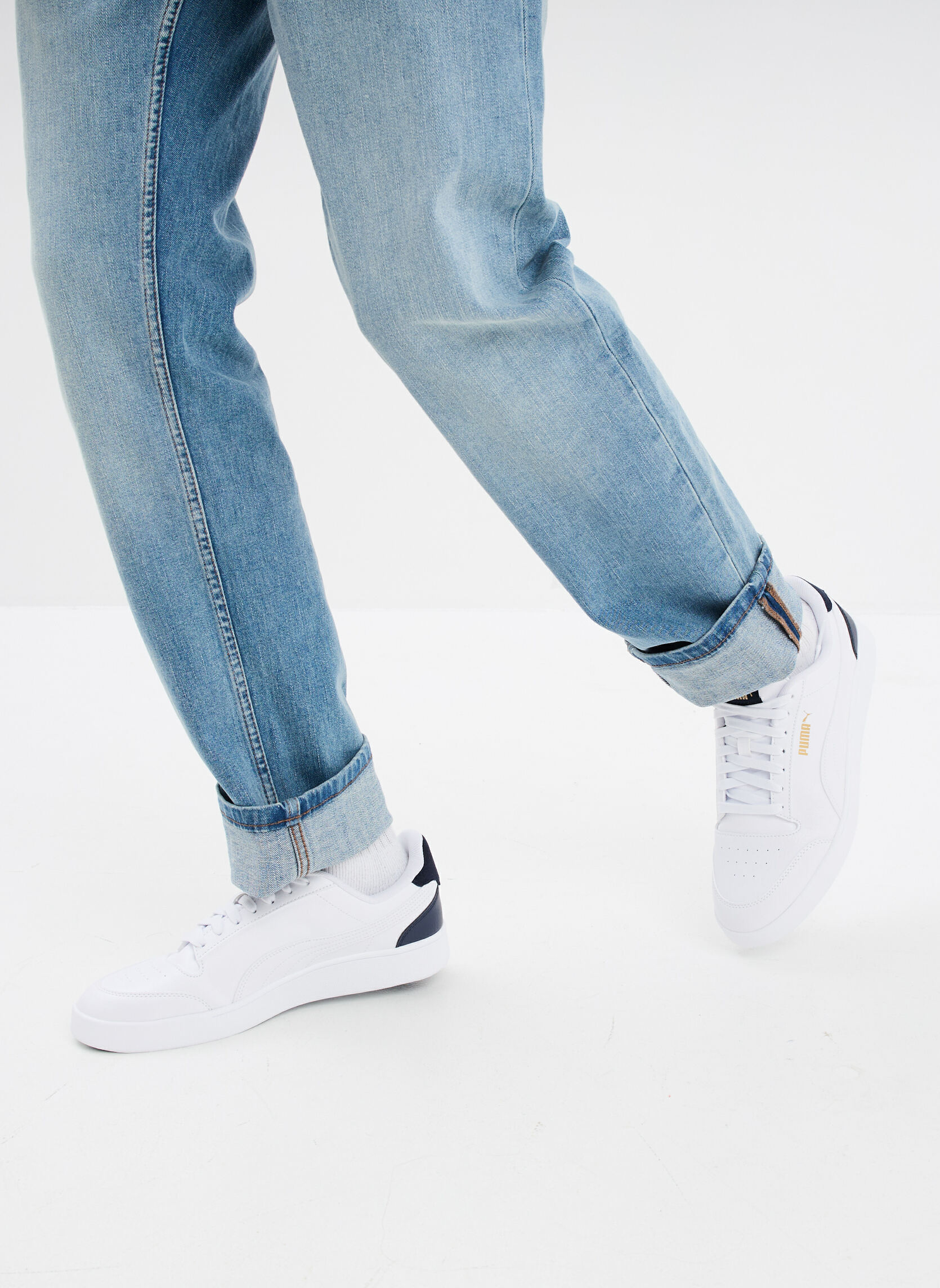Baskets basses TIMMY_S_212_H_TB homme blanc Puma Baskets basses TIMMY_S_212_H_TB homme blanc Blanc