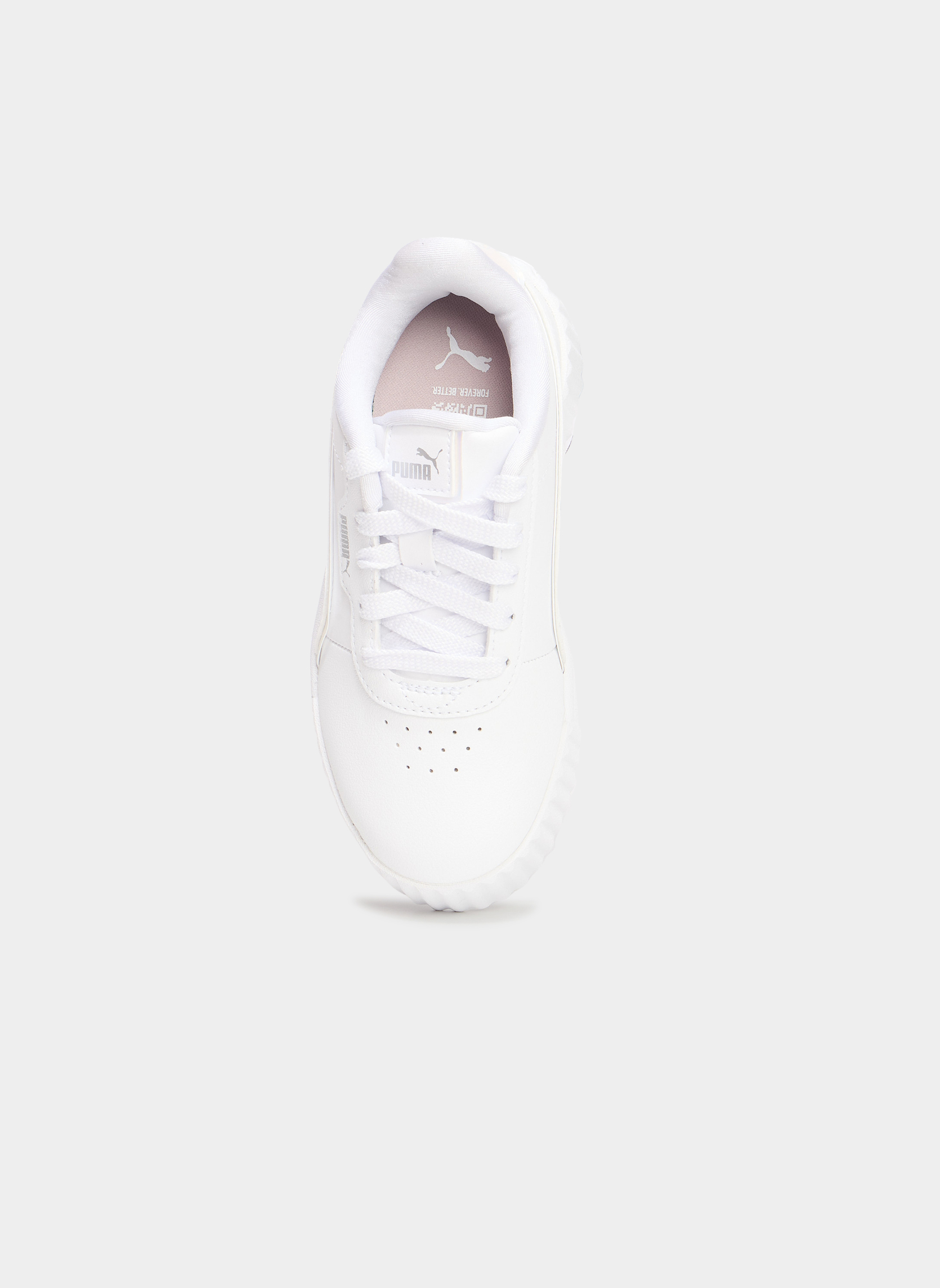 Baskets basses CARINA20HO_S_PF_TB_251 fille blanc Puma Baskets basses CARINA20HO_S_PF_TB_251 fille blanc Blanc