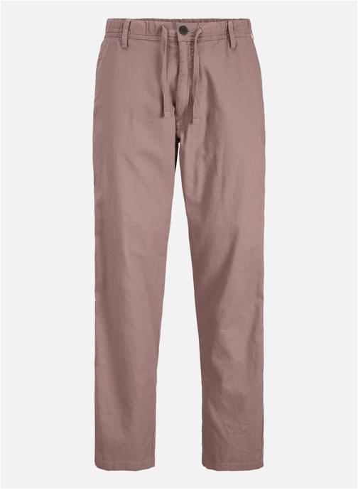 Jack & Jones Pantalons droits Pantalon coton et lin mélangé slim - 12274977 homme violet
