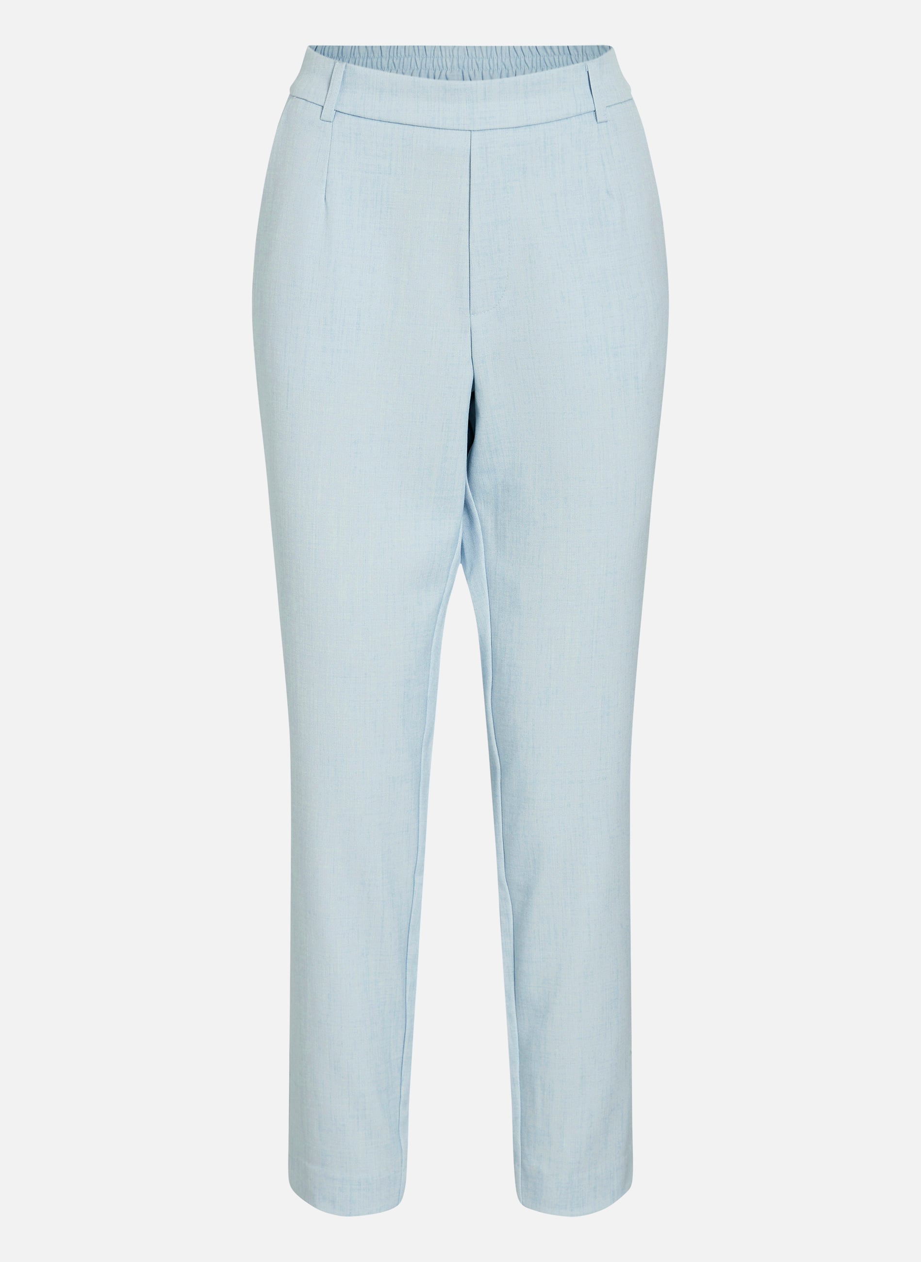 Pantalons droit Pantalon taille intermédiaire cigarette - 14087406 femme bleu Vila Pantalons droit Pantalon taille intermédiaire cigarette - 14087406 femme bleu Bleu