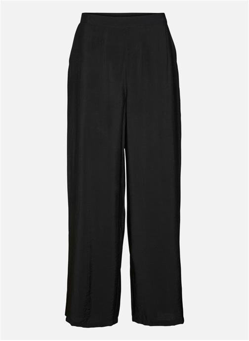 Vero Moda Pantalons droit Pantalon taille haute ample - 10303759 femme noir
